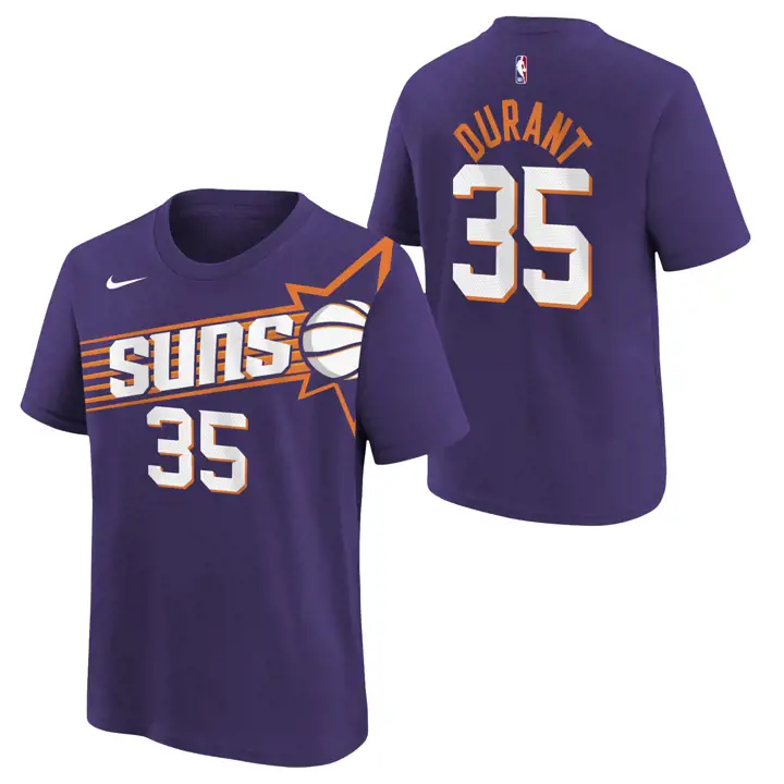 T-shirt Joueur NBA Enfant Phoenix Suns - Modèle Icon N&N - VIOLET