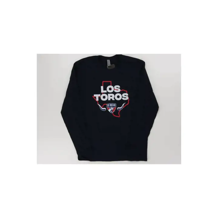 T-shirt marine FC Dallas MLS Los Toros manches longues