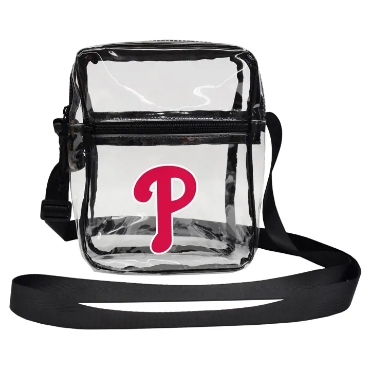 Sac bandoulière transparent Philadelphia Phillies pour la ligne de touche