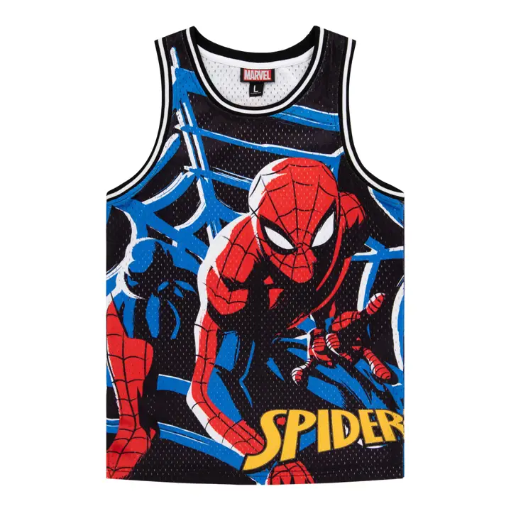 Maillot filet Spiderman Comic Youth Big Print AST