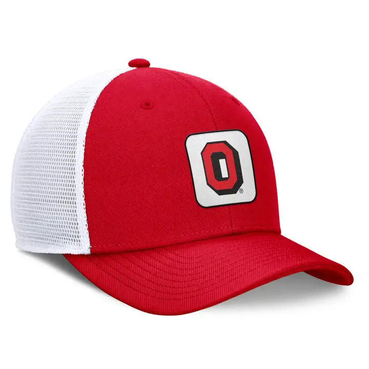 Casquette camionneur structurée RISE NIKE Ohio State Buckeyes rouge