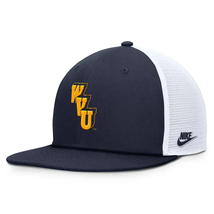West Virginia Mountaineers NIKE DRI FIT PRO STRUCTURED SQUAR