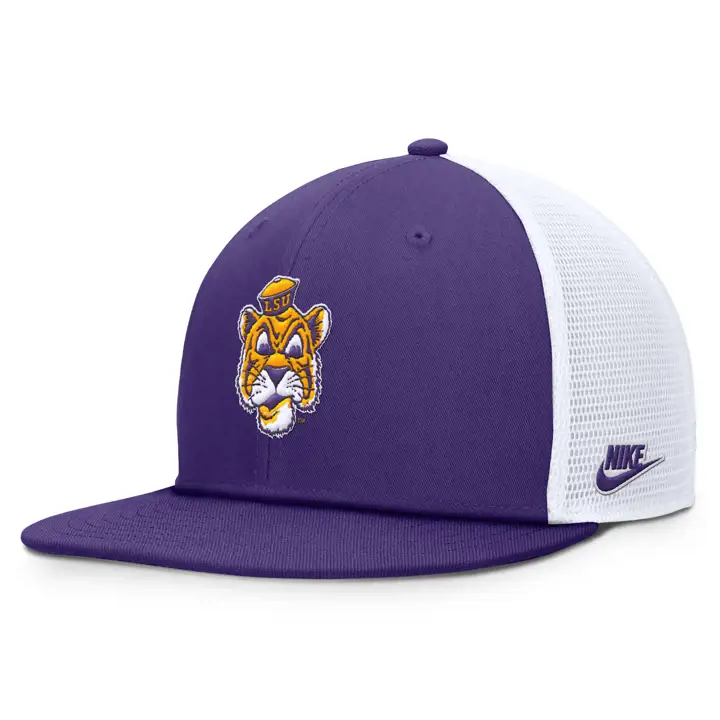 Casquette L.S.U. NIKE DRI FIT PRO STRUCTURED SQUARE BILL pur
