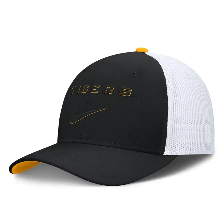 Casquette snapback structurée L.S.U. NIKE RISE noire