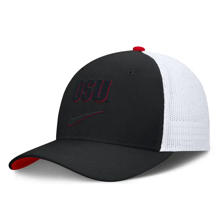 Casquette structurée Ohio State Buckeyes NIKE RISE SNAPBACK noire