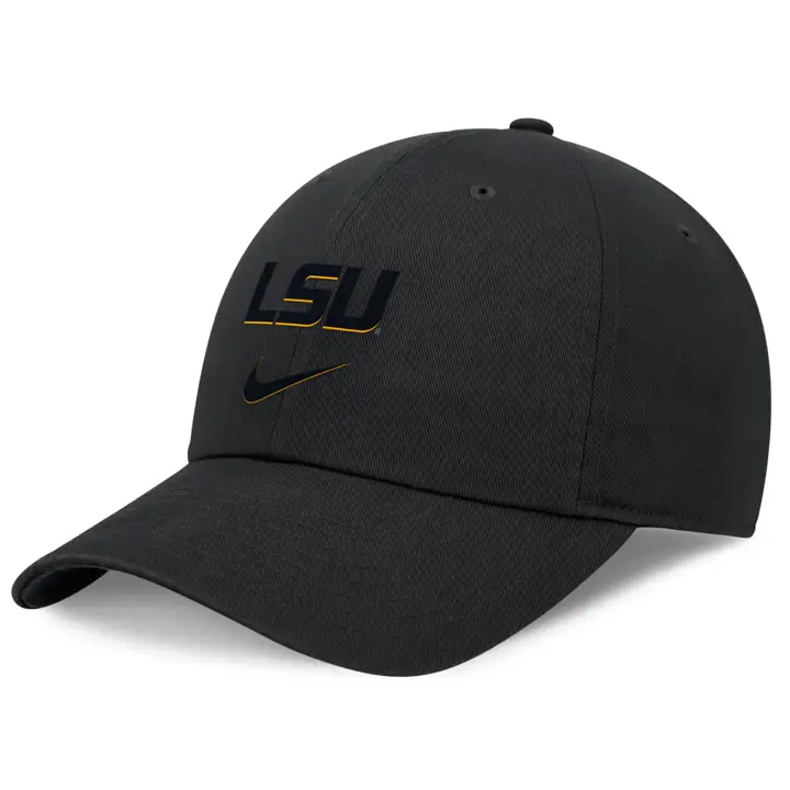 Casquette souple L.S.U. NIKE DRI-FIT CLUB SWOOSH blanche