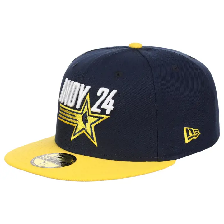 NBA NBA ASG 24 Logo St Elmos 59FIFTY MARINE/JAUNE/GRIS