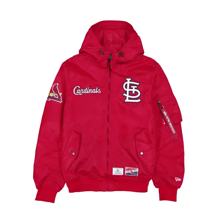 Veste Bomber MLB St. Louis Cardinals Alpha New Era 24 Marine