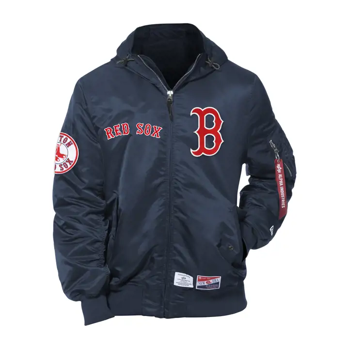Blouson aviateur Boston Red Sox MLB NE Alpha 24 Marine