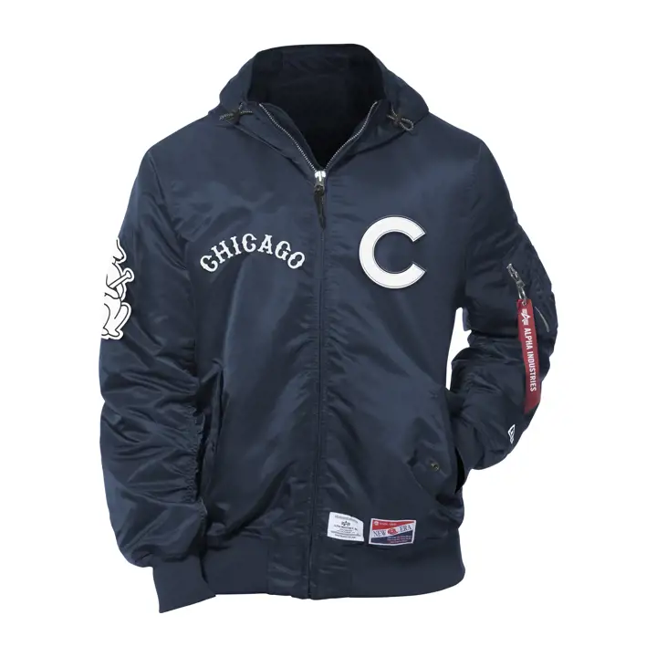 Blouson bombardier Chicago Cubs MLB NE Alpha 24 marine