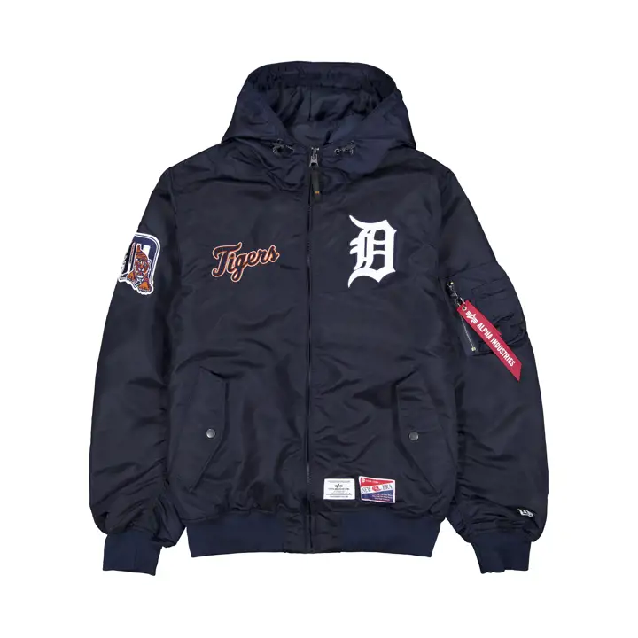 Veste aviateur Detroit Tigers MLB NE Alpha 24 MARINE