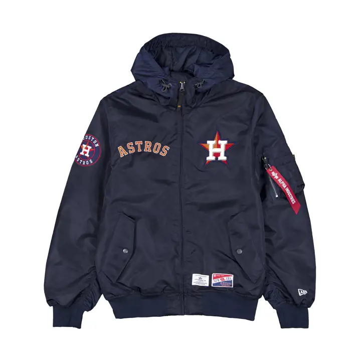 Blouson Bombardier Alpha MLB des Houston Astros 24 NAVY