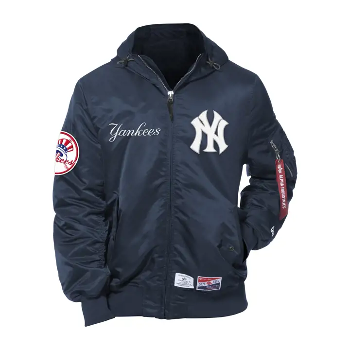 Blouson aviateur MLB New York Yankees Alpha 24 marine