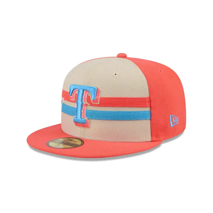 Texas Rangers 2024 MLB ASG 59FIFTY BEIGE/ROUGE