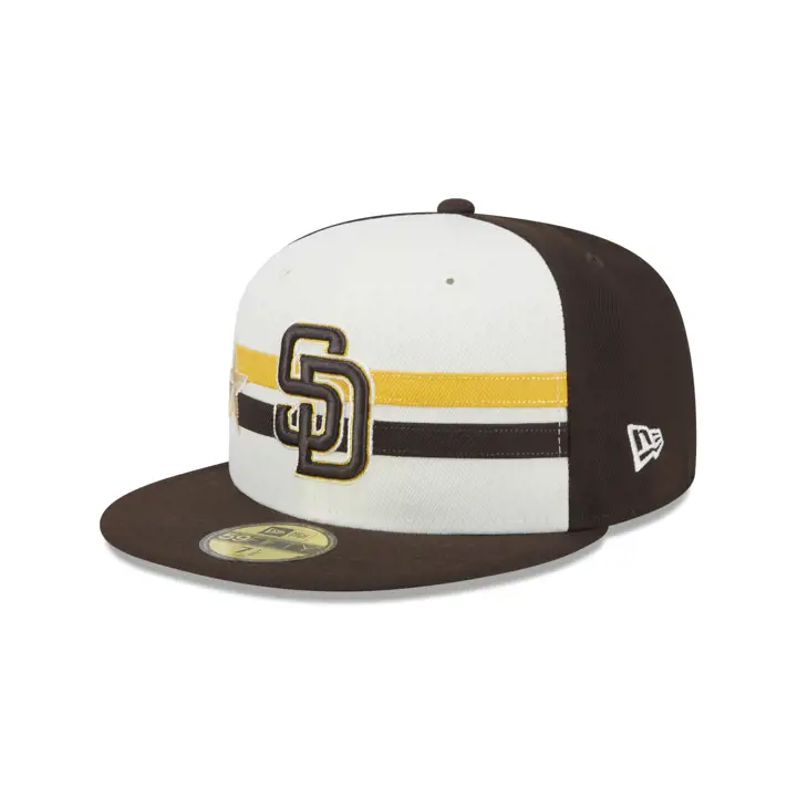 San Diego Padres Casquette ajustée 59FIFTY MLB ASG 2024 WHT/BRN
