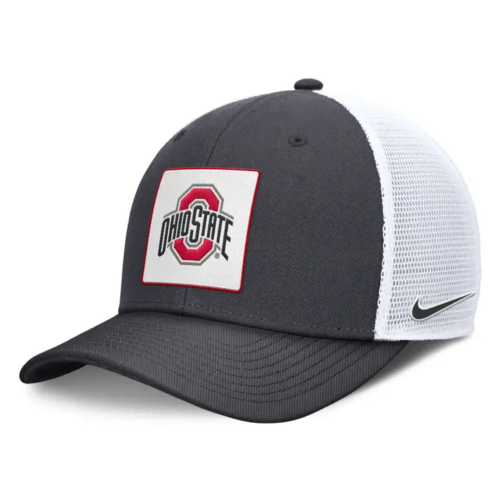 Casquette Trucker structurée NIKE DRI-FIT RISE Ohio State Buckeyes