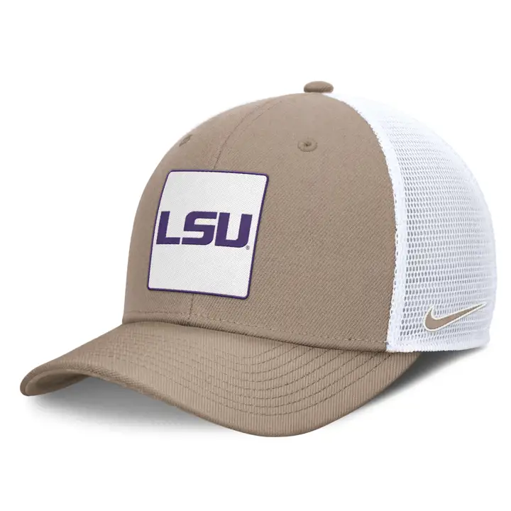 CASQUETTE TRUCKER STRUCTURÉE L.S.U. NIKE DRI-FIT RISE