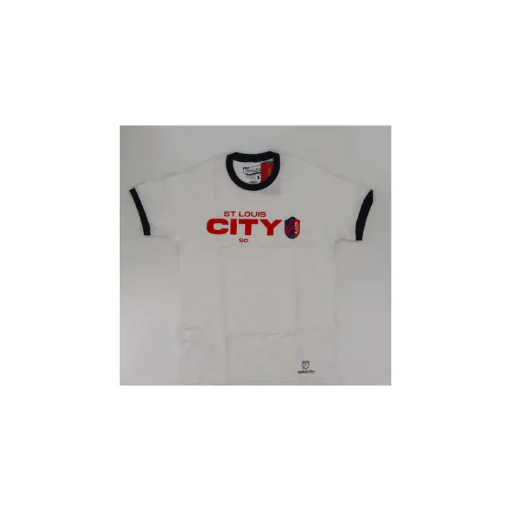 T-shirt Ringer Wordmark MLS M&N St. Louis City SC blc