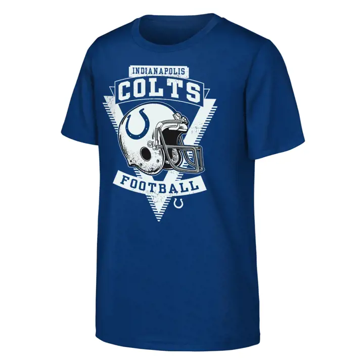 T-shirt Bleu Capitaine d'équipe NFL Indianapolis Colts pour Jeune