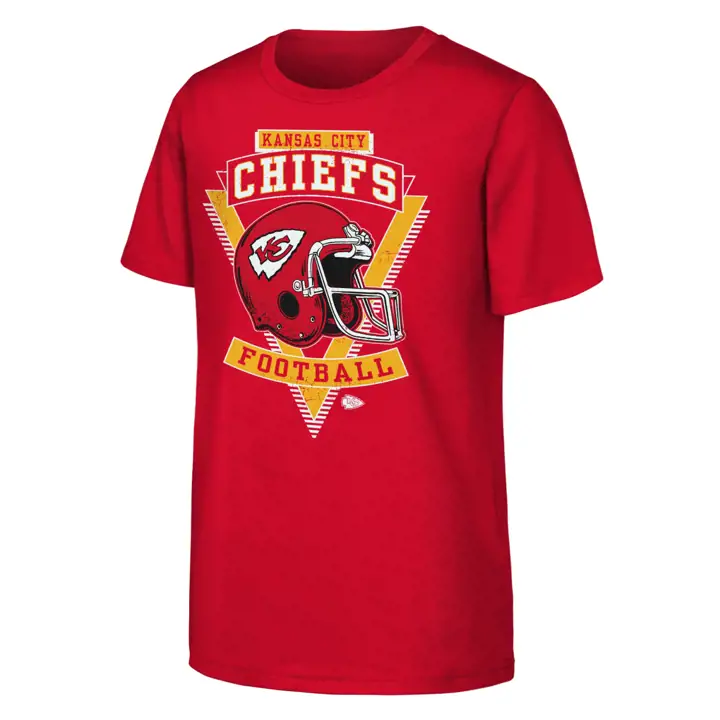 T-shirt Capitaine d'équipe NFL Kansas City Chiefs pour jeune - ROUGE