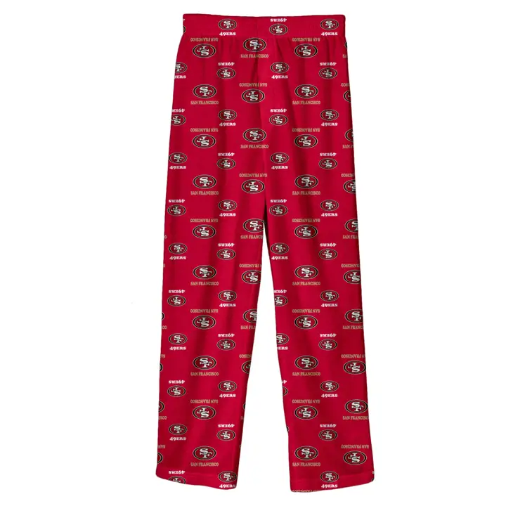 Pantalon de pyjama jeune NFL des 49ers de San Francisco ROUGE