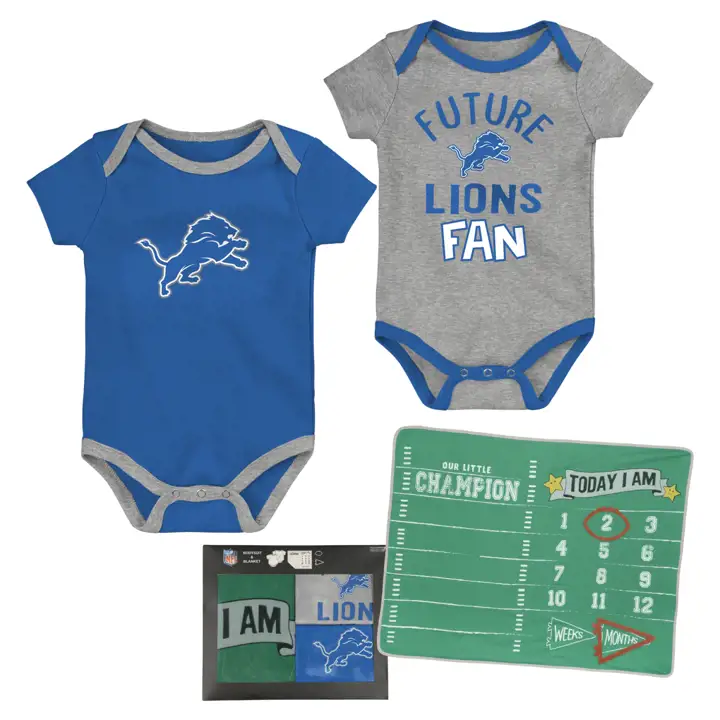 Ensemble gigoteuse et couverture Detroit Lions NFL NB AST