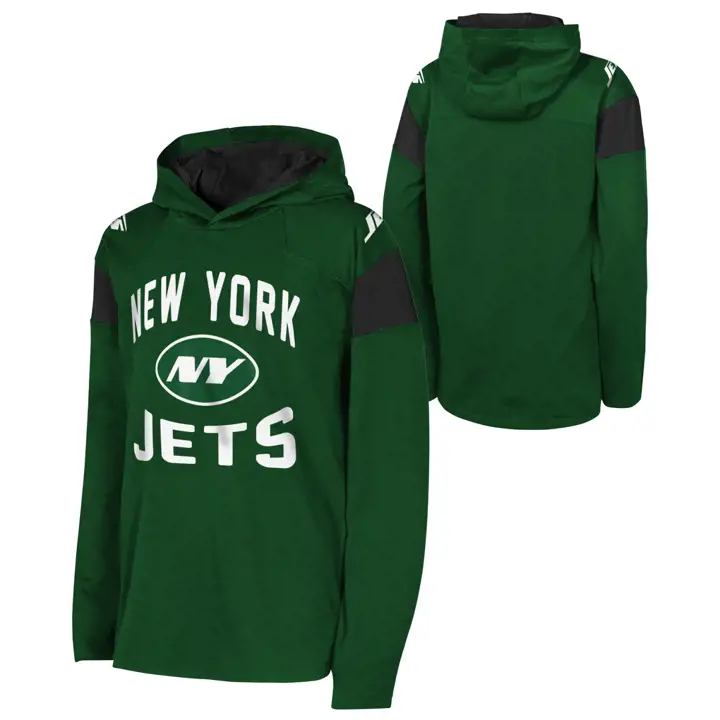 New York Jets NFL Youth Champ Is Here Hood GRN