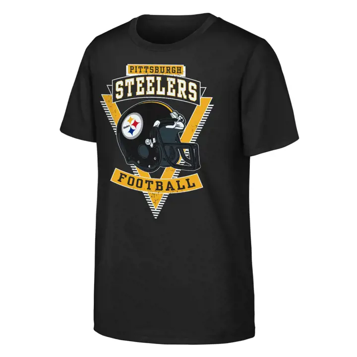 T-shirt Capitaine d'équipe des Steelers de Pittsburgh NFL pour enfant - Noir