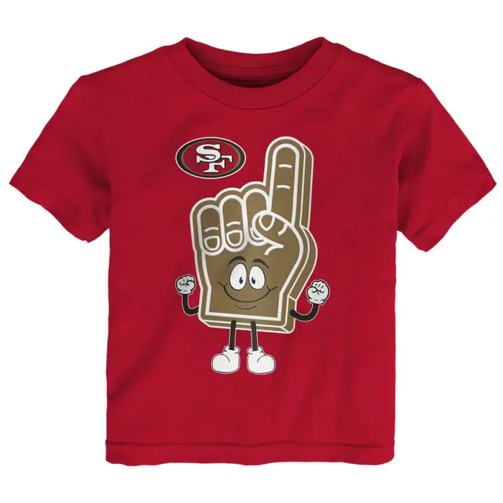 T-shirt San Francisco 49ers NFL Bébé Homme à tout faire ROUGE