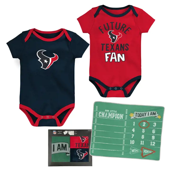 Ensemble grenouillère et couverture Houston Texans NFL NB AST