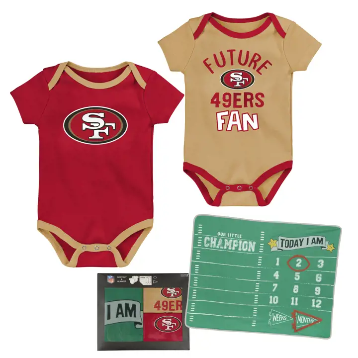 Ensemble grenouillère et couverture NB San Francisco 49ers NFL AST