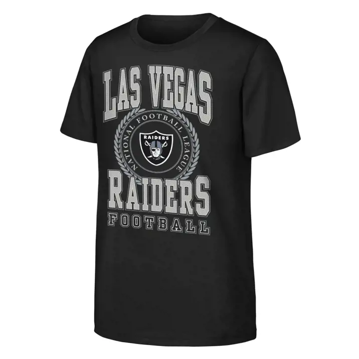 T-shirt NFL enfant Las Vegas Raiders Stitched Up BLK