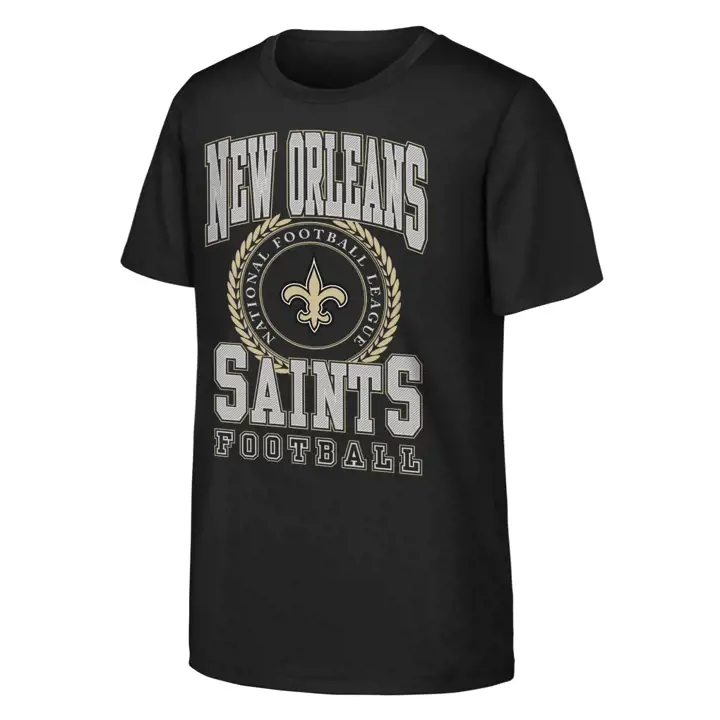New Orleans Saints T-shirt BLK enfant NFL brodé