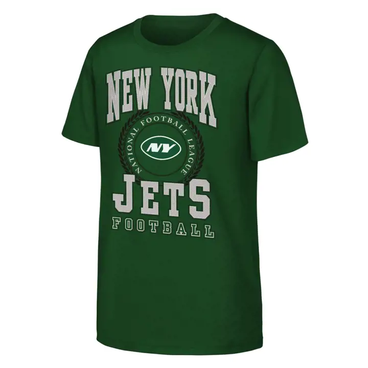 New York Jets NFL T-shirt pour Jeune Garçon Cousu Vert