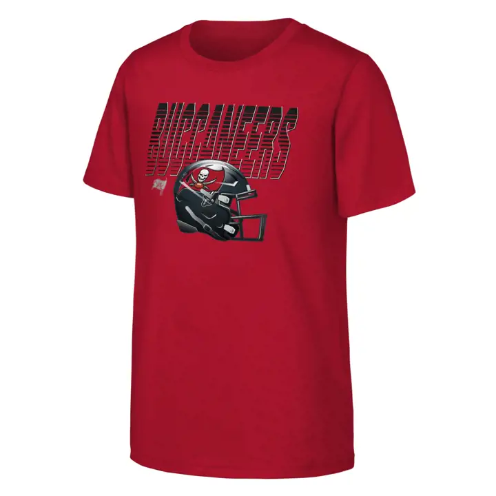 T-shirt Enfant NFL Tampa Bay Buccaneers « Head First » Rouge
