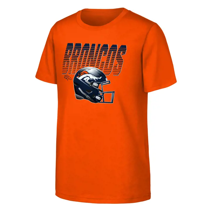 T-shirt Broncos de Denver NFL pour jeune enfant « Head First » ORG
