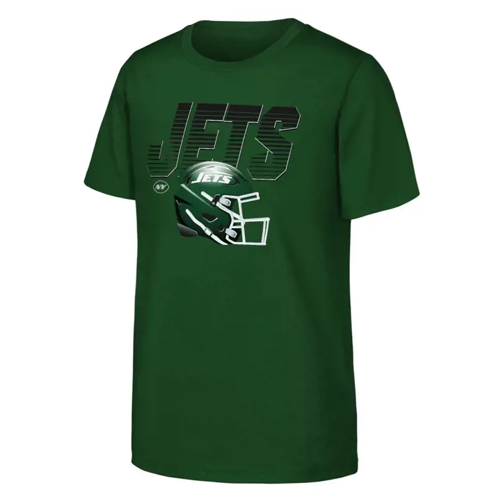 T-shirt enfant NFL Head First Vert New York Jets