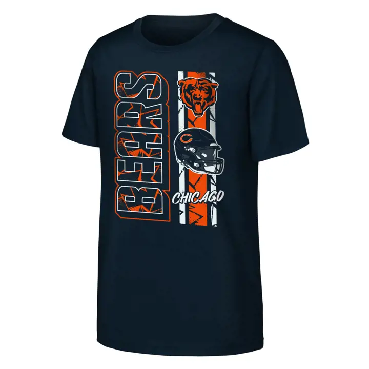T-shirt NFL "All In" pour jeune Chicago Bears BLEU MARINE