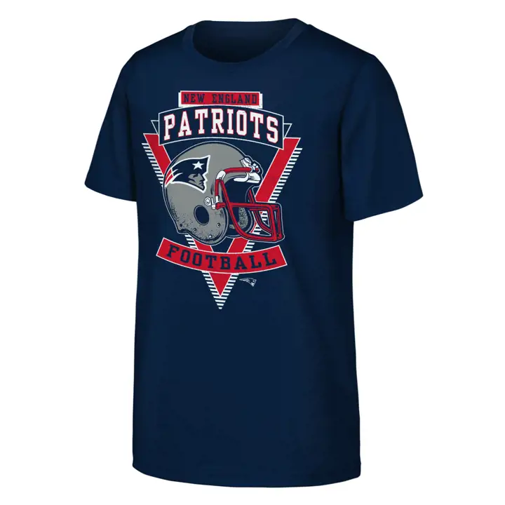 T-shirt Enfant NFL New England Patriots Capitaine d'équipe BLEU MARINE