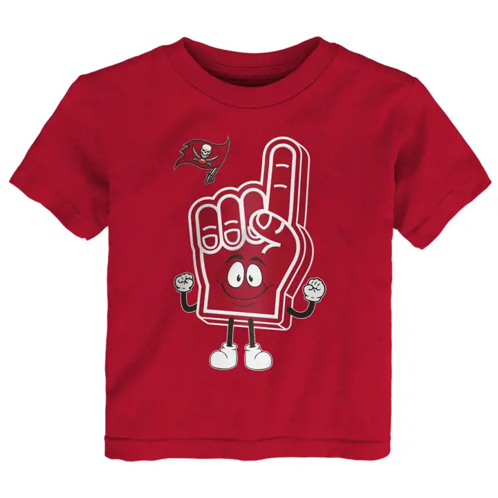 Tampa Bay Buccaneers NFL T-shirt Bébé Homme à Tout Faire Rouge