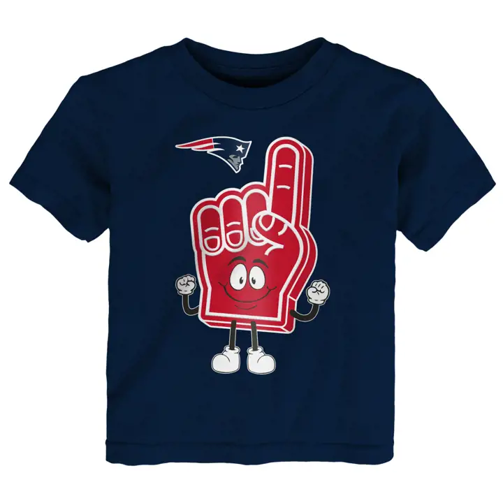 T-shirt pour bébé NFL New England Patriots Handy Man BLEU MARINE