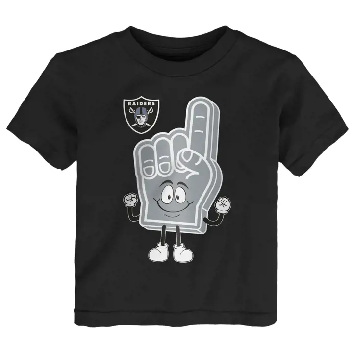 T-shirt Las Vegas Raiders NFL Handy Man Bébé NOIR