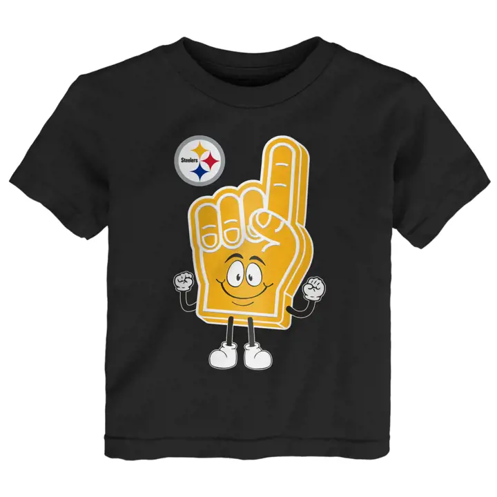 Pittsburgh Steelers NFL T-shirt pour bébé Handy Man noir