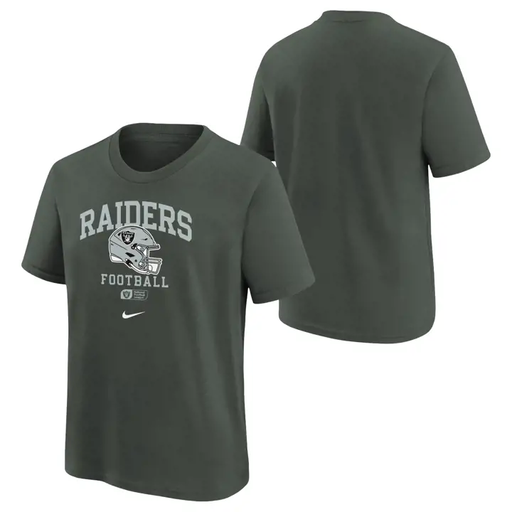 T-shirt Casque Essentiel NFL Raiders de Las Vegas pour Jeunes 24 ANTHRA