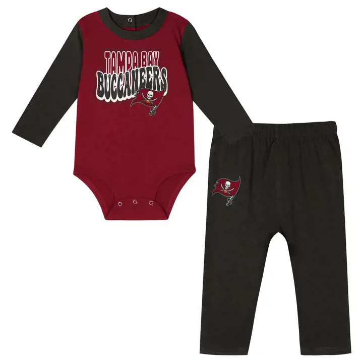 Tampa Bay Buccaneers NFL Ensemble 2 pièces bébé Double Up rouge