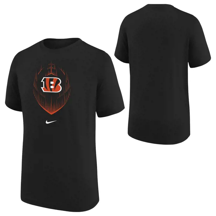 T-shirt Enfant NFL Cincinnati Bengals Icon 24 Noir