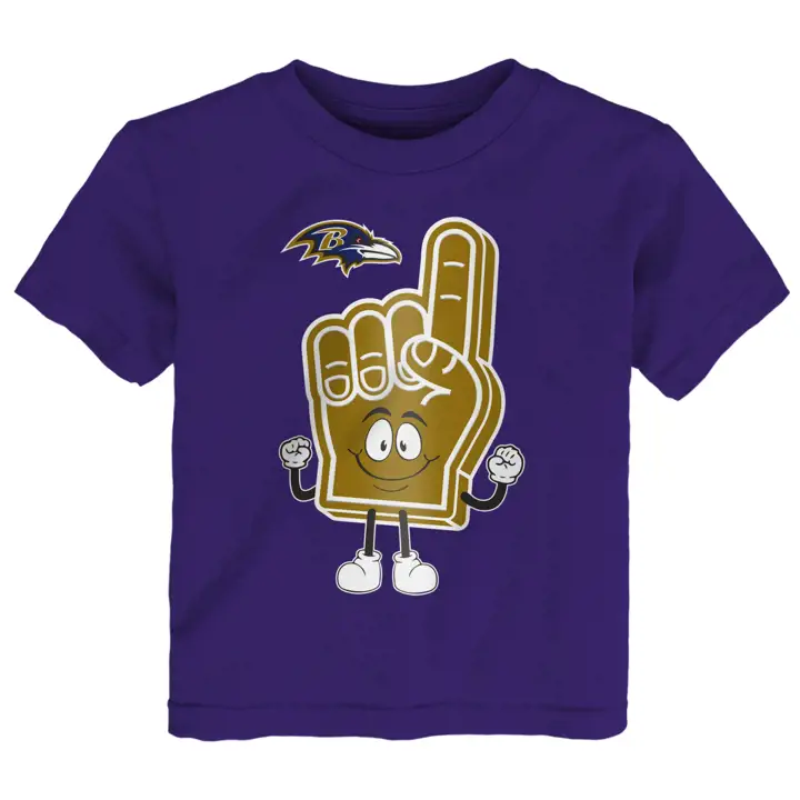 T-shirt Baltimore Ravens NFL pour tout-petit « Handy Man » VIOLET