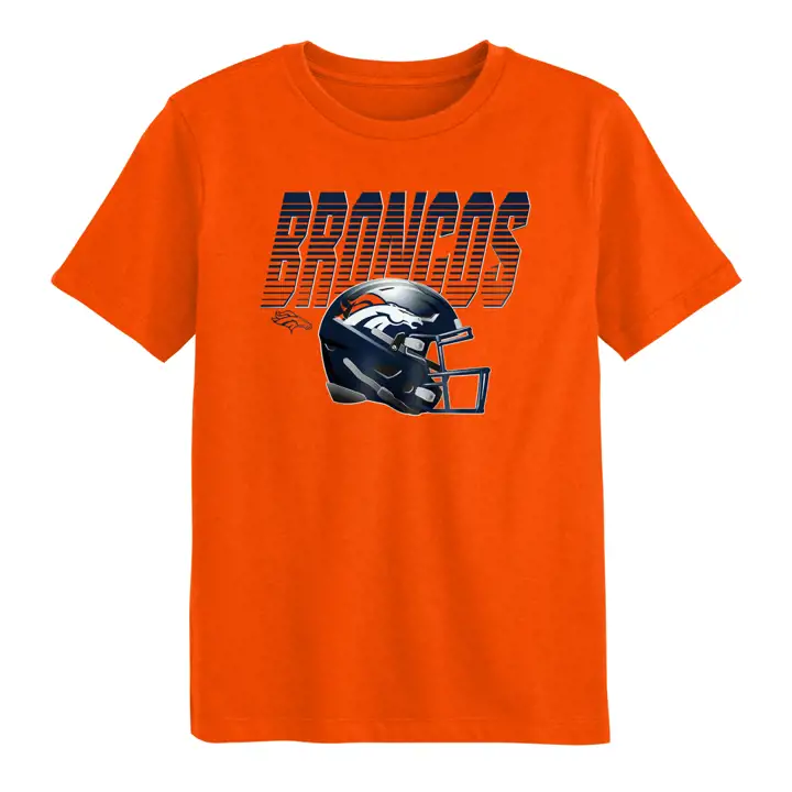 T-shirt pour enfant NFL Denver Broncos « Tête la première » ORG