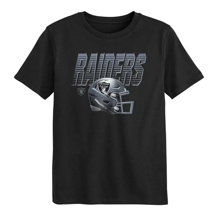T-shirt NFL enfant Las Vegas Raiders motif tête BLK