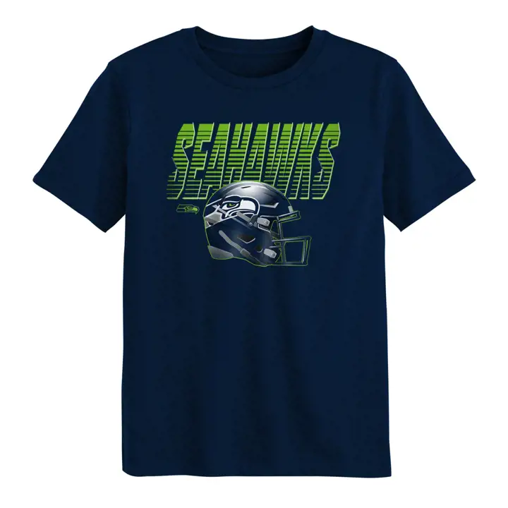 T-shirt enfant NFL Seattle Seahawks à tête de mort marine